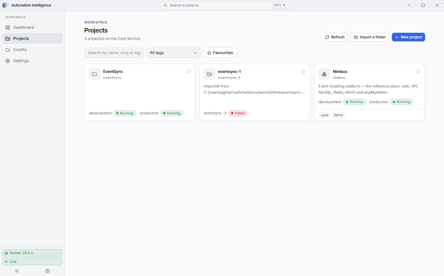 Automation Intelligence screenshot 2